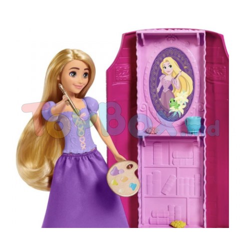 Disney Princess HLW30 Set de joaca cu păpușa “Turnul Rapunzel”