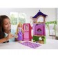 Disney Princess HLW30 Set de joaca cu păpușa “Turnul Rapunzel”