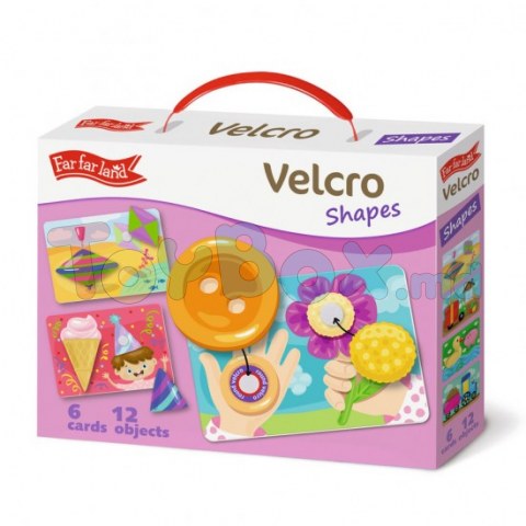 283800 Joc educativ cu velcro Forme Far Far Land