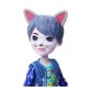 Enchantimals HNT59 Кукла “Котик Коул и питомец Коготь”