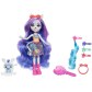 Enchantimals HNV28 Set de joacă “Coafuri fascinante Zebra Zemirah”