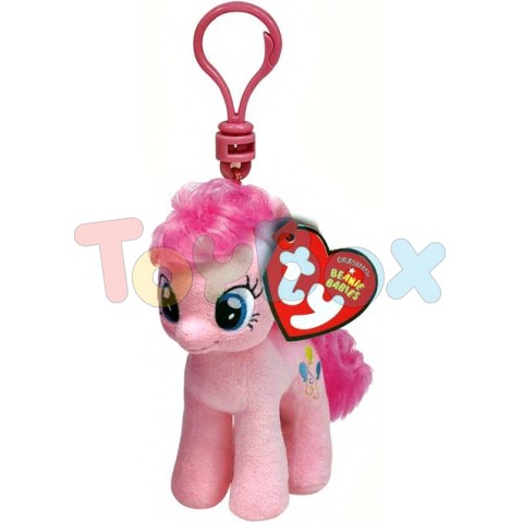 Ty TY41103  Мягкая игрушка-брелок My Little Pony Pinkie Pie