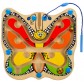 Hape E1704A  Деревянная игрушка: Магнитный лабиринт Бабочка