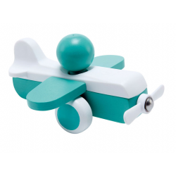 Hape E0066A  Деревянная игрушка. Самолетик Sky Flyer аква