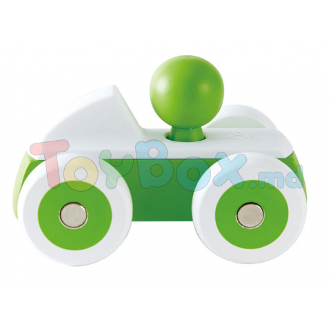 Hape E0067A Деревянная игрушка. Машинка Roadster зеленый