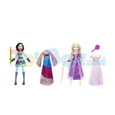 Hasbro Disney Princess E1948 Кукла Делюкс принцесса с дополнительным платьем, 20 см (в ассортименте)