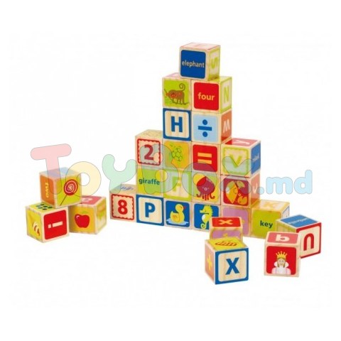 Hape E0419A Деревянная игрушка - Кубики ABC