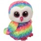 TY TY37143 Мягкая игрушка Многоцветная сова OWEN 24 см