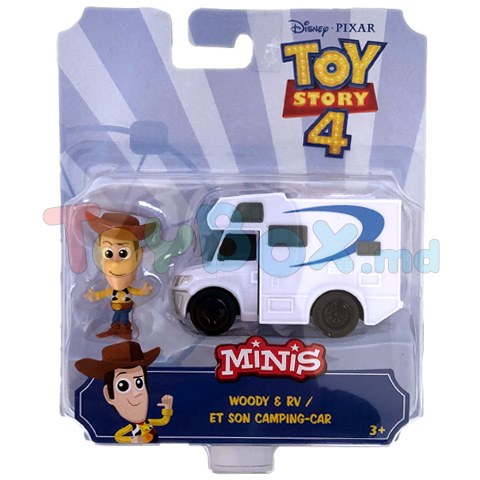 Mattel GCY49 Персонаж мультфильма Toy Story История игрушек 4 Вуди и дом на колесах