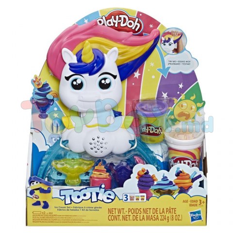 Hasbro Play-Doh E5376 Play-Doh Tootie Набор мороженого с единорогом