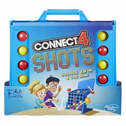 Hasbro E3578 Обновленная классическая семейная веселая настольная игра - CONNECT 4 SHOTS