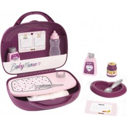SMOBY 220341 Geanta Bebelusului Violette Baby Nurse Smoby pentru păpușa de jucărie cu  accesorii
