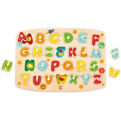 HAPE E1505B Пазлы с изображением алфавита “Alphabet Peg Puzzle”