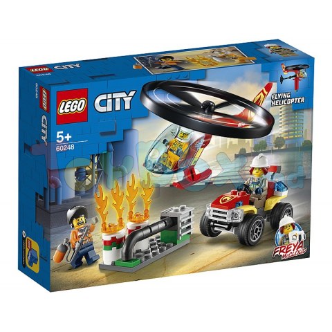 LEGO City 60248 Конструктор Пожарный спасательный вертолёт